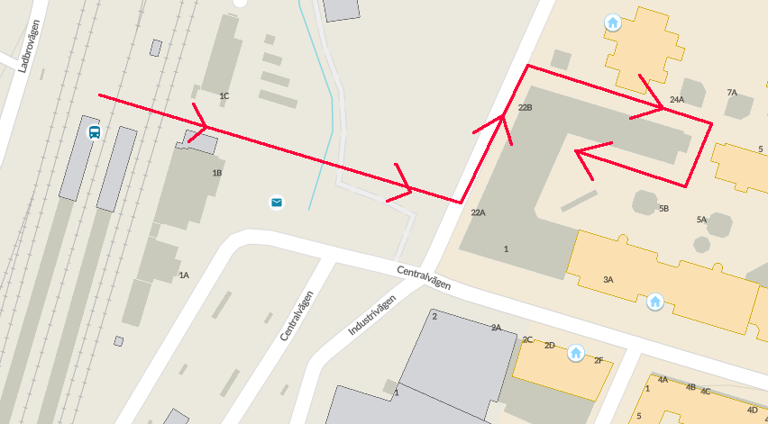 Karta till Stilla hos Milla